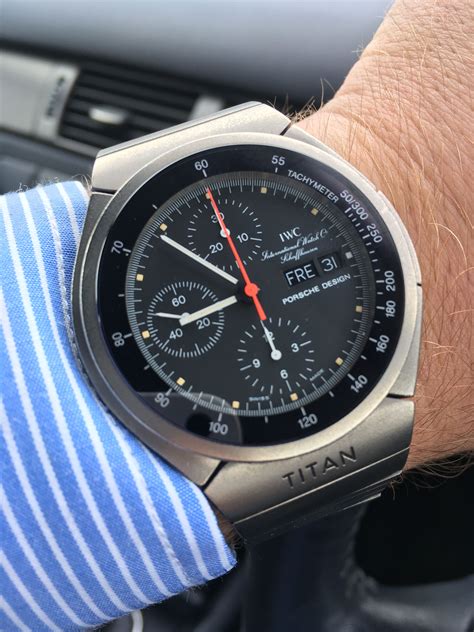 porsche design iwc titanium watch|iwc titanium chronograph.